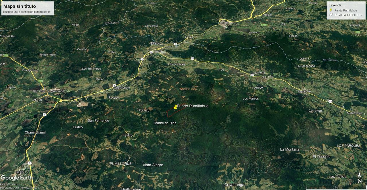 Fundo Pumillahue.   Fundo Pumillahue.